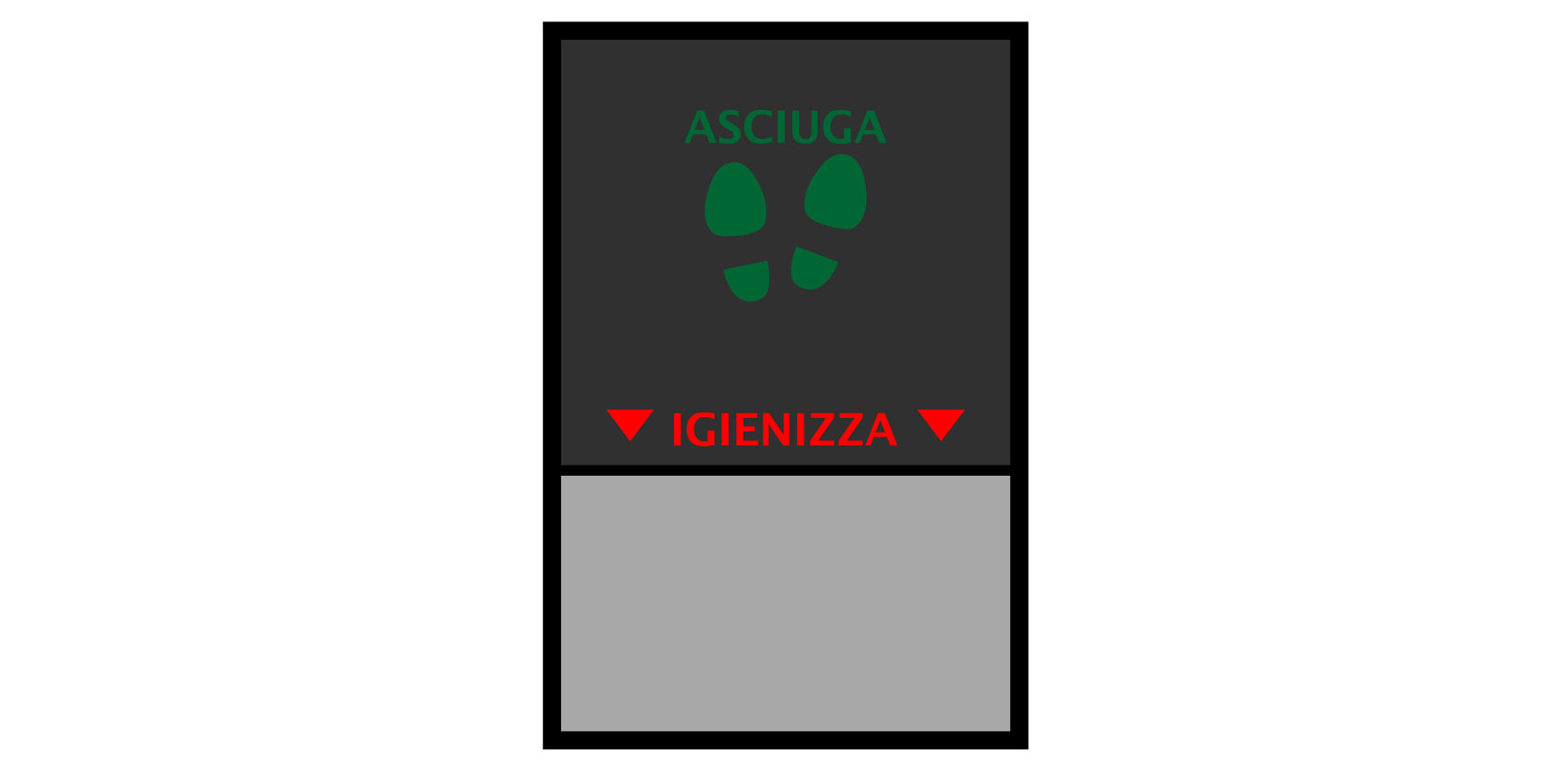 4810745 TAPPETO IGIENIZZANTE BIZONE